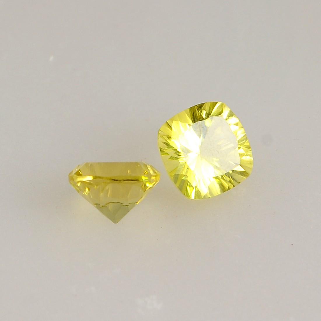 5.65 Carat Yellow Color Natural Cushion Lemon Quartz: No Reserve! Title: 5.65 Carat Yellow Color Natural Cushion Lemon Quartz Loose Gemstone 2 Pieces Brand:Gems Trading Center Metal Purity:5.65 Carat Yellow Color Natural Cushion Lemon Quartz Loose Gemsto