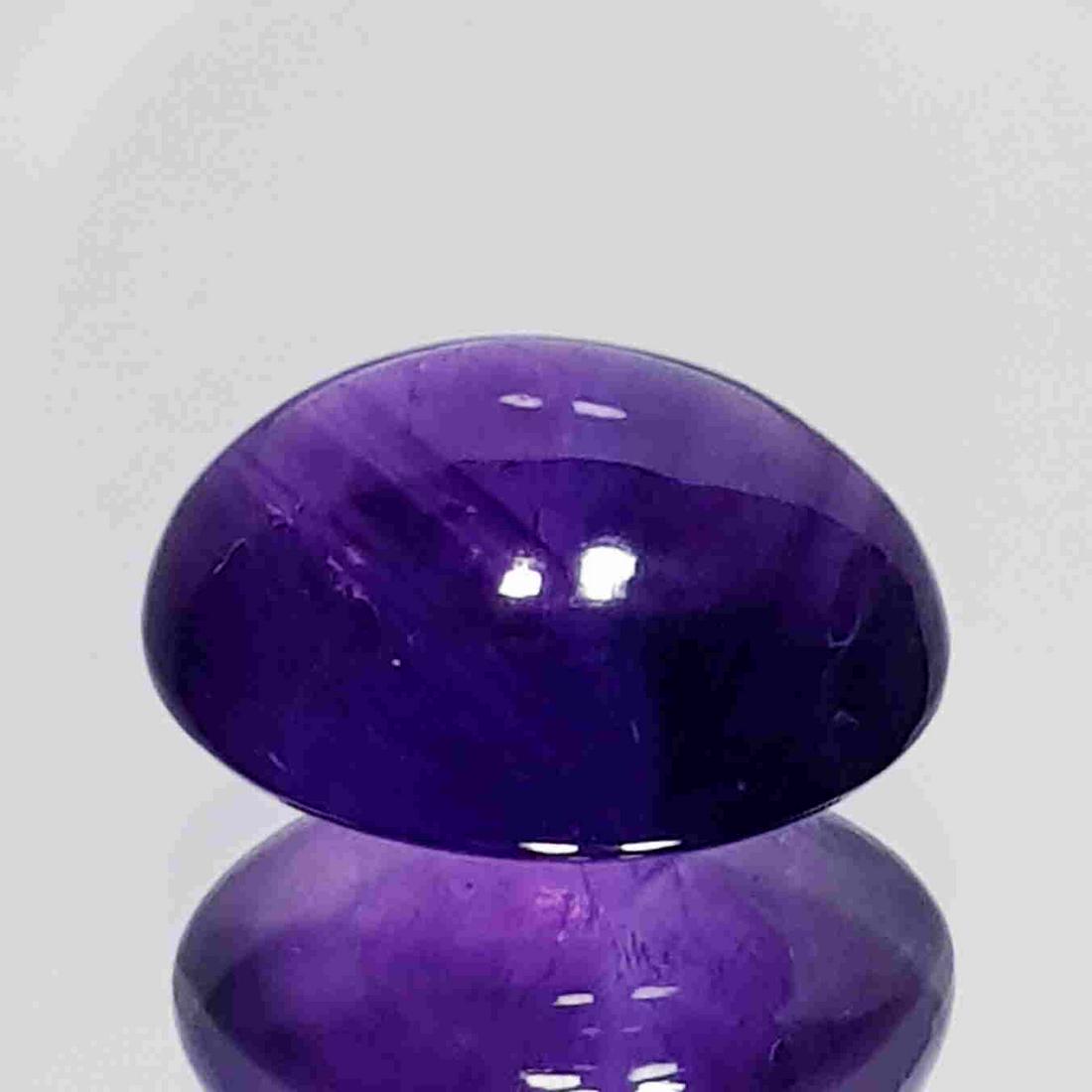 15.25 ct Natural Amethyst Oval Cabochon (1 of 4)