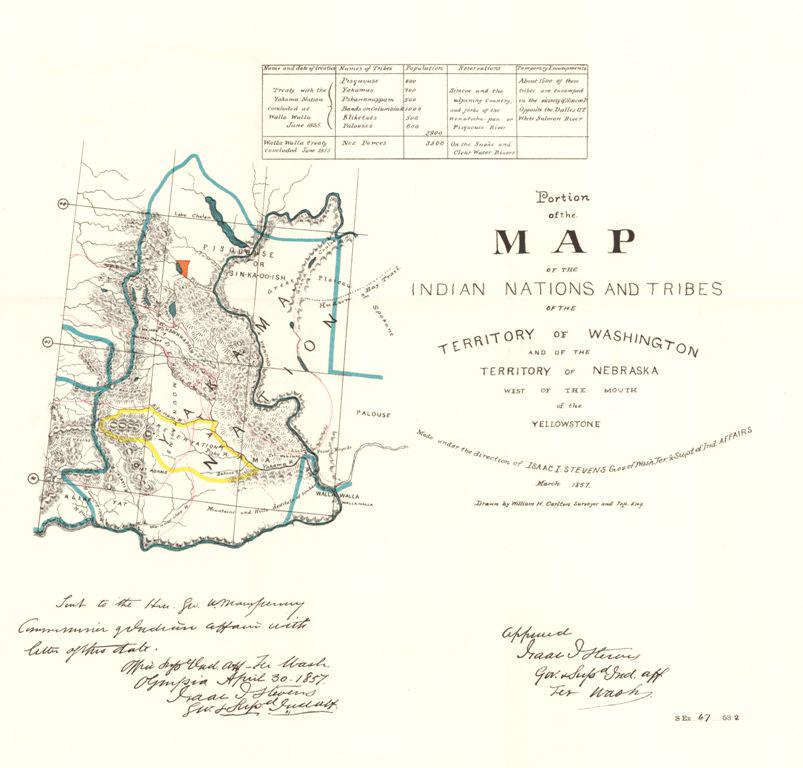 Portion of the Map of the Indian Nations and Tribes Of (1 of 1)