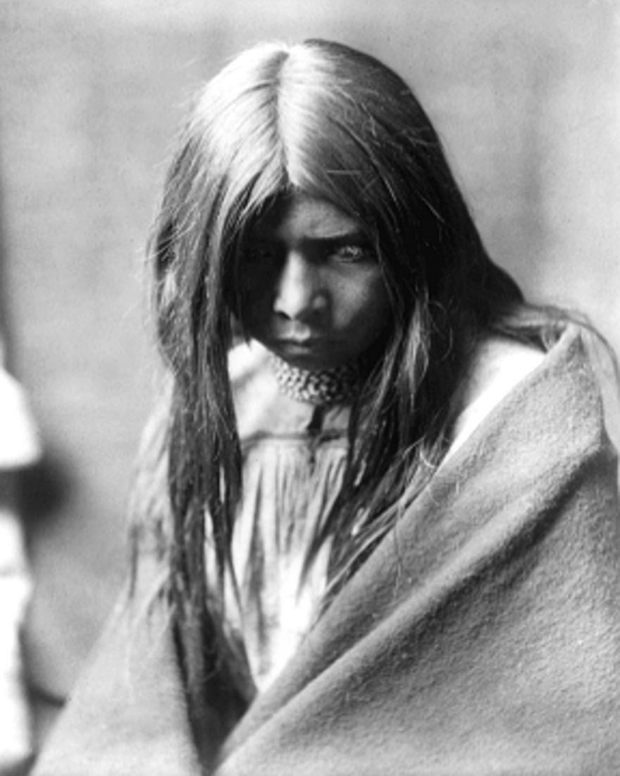 1906, "ZOSH CLISHN, APACHE"; BY EDWARD CURTIS (1 of 1)