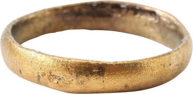 ANCIENT VIKING WEDDING RING SIZE 3 1/2 (1 of 3)