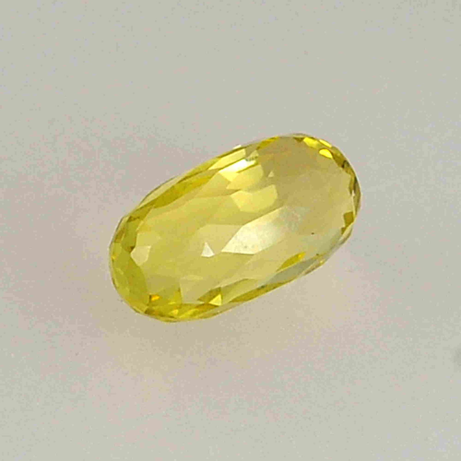 5.25 Carat Yellow Color Natural Drum Shape Lemon Quartz (1 of 3)