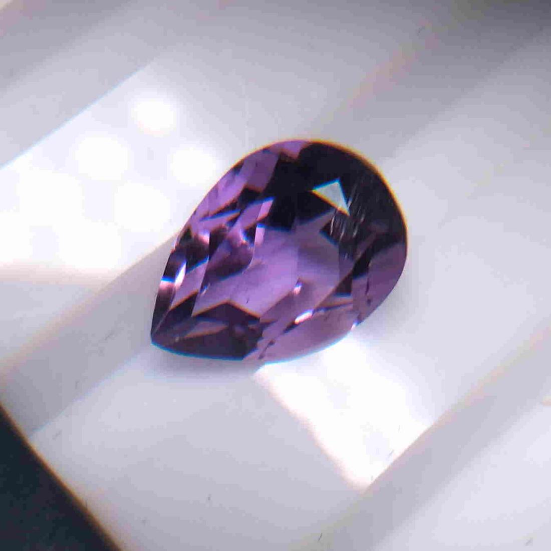 Natural Pear Cut 2.27 Carats Amethyst Loose Gemstone (1 of 9)