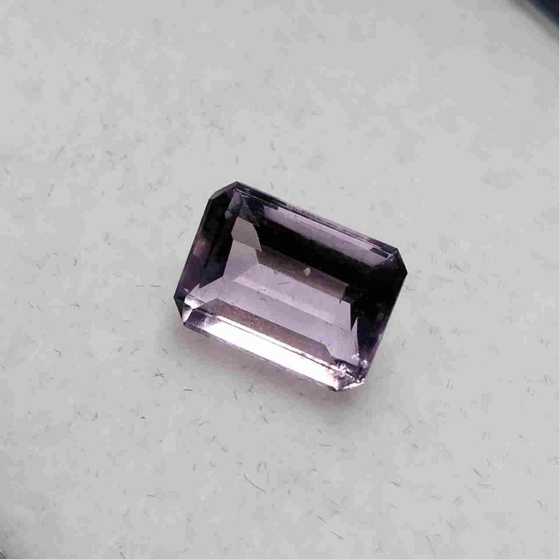 Natural Emerald Cut 1.53 Carats Amethyst Loose Gemstone (1 of 8)