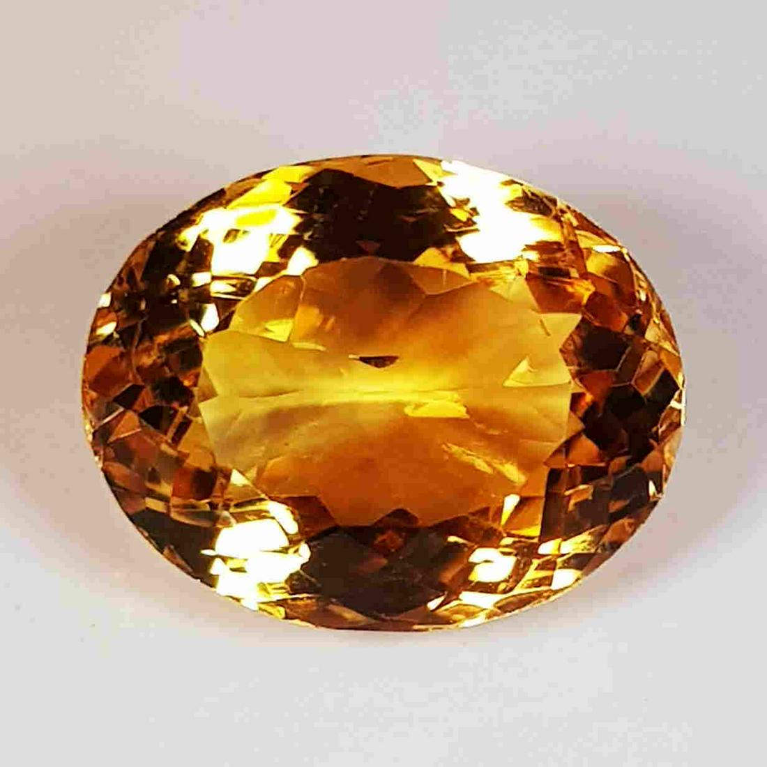 7.86 ct Natural Citrine Oval Cut (1 of 5)