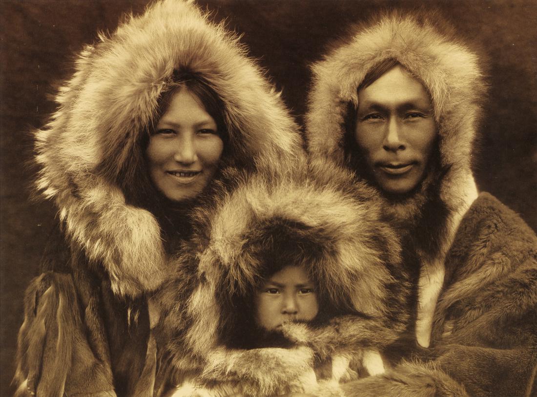 EDWARD CURTIS - A Noatak Family Group, 1929 (1 of 1)
