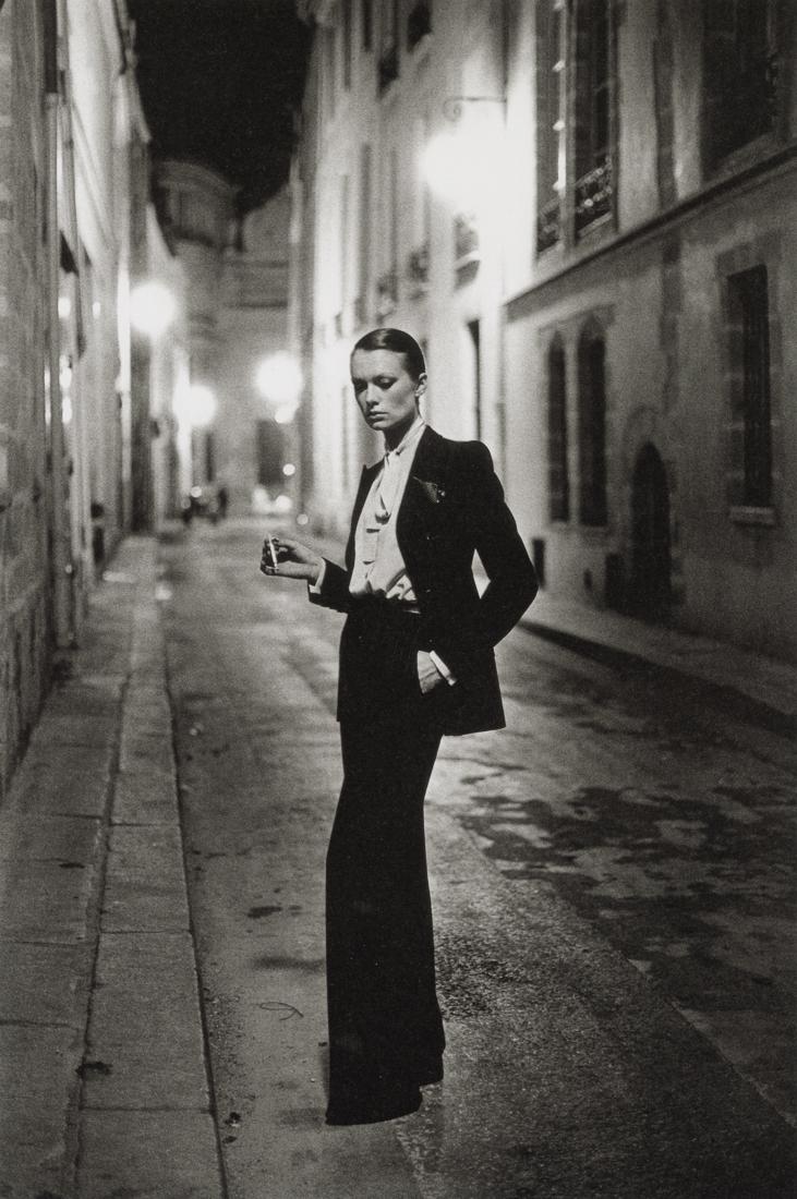 HELMUT NEWTON - Vogue Paris, Paris, 1975: Artist: Helmut Newton Title: Vogue Paris, Paris, 1975 Medium: Photo Litho, 2012, Italy Dimension:7.9x11.9" Description: Heat Wax Mounted on 12x16" Conservation Board Artist Bio: Helmut Newton (1920-20