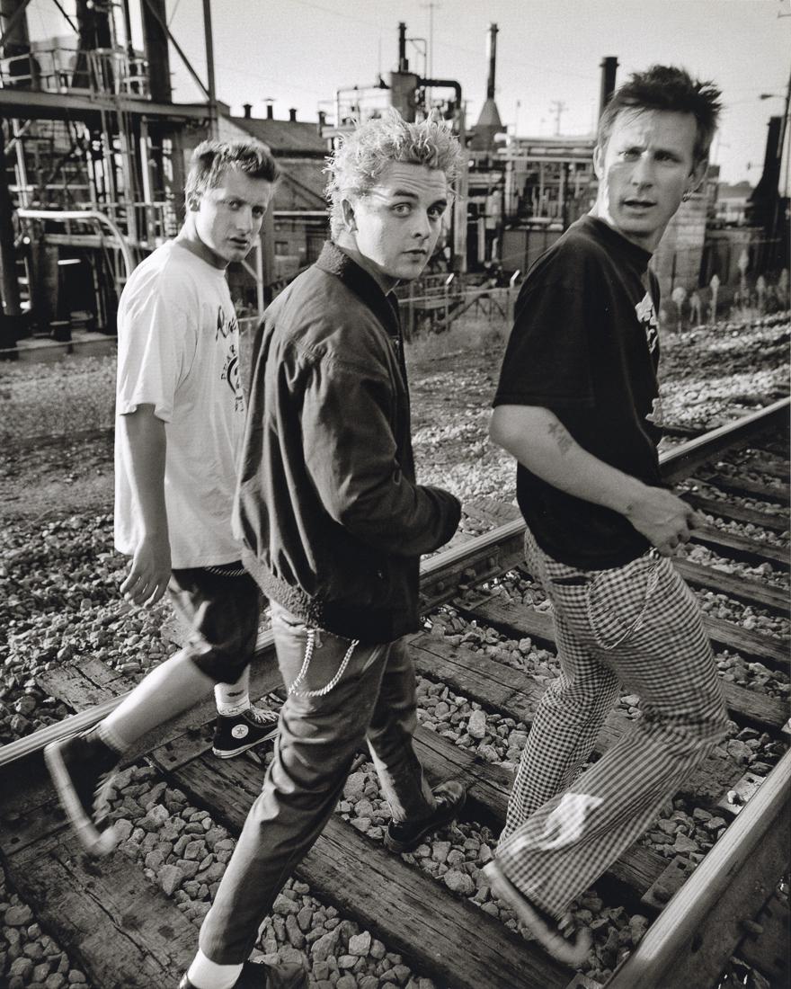MARK SELIGER - Green Day, Berkeley, CA, 1995: Artist: Mark Seliger Title: Green Day, Berkeley, CA, 1995 Medium: Photo Litho, 2008, Italy Dimension:10.2x12.75" Description: Heat Wax Mounted on 14x18" Conservation Board Artist Bio: Mark Alan Selige
