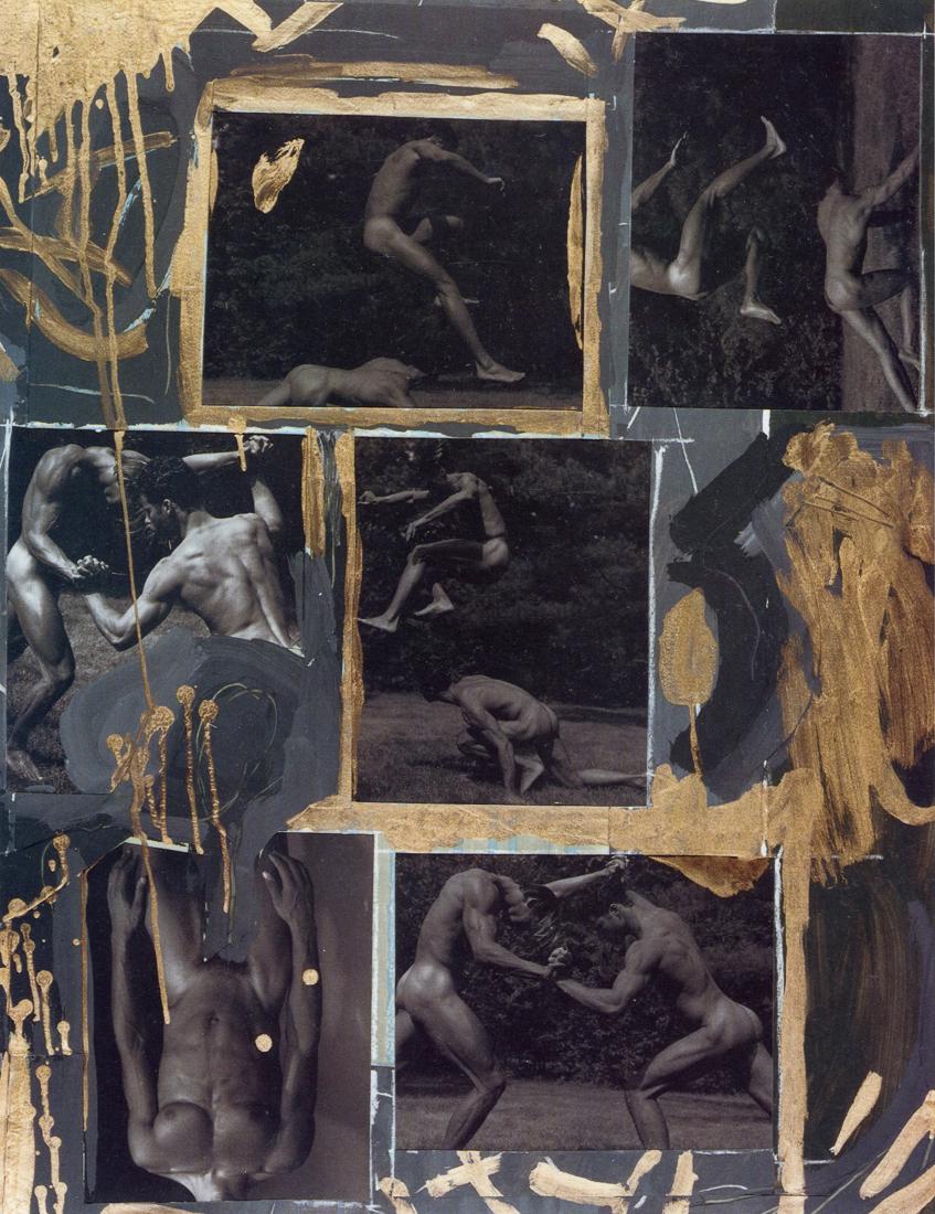 BRUCE WEBER - Collage: Artist: Bruce Weber Title: Collage Medium: Photo Litho, 1993, Austria Dimension:7.65x9.95" Description: Heat Wax Mounted on 11x14" Conservation Board Artist Bio: Bruce Weber is an American fashion pho