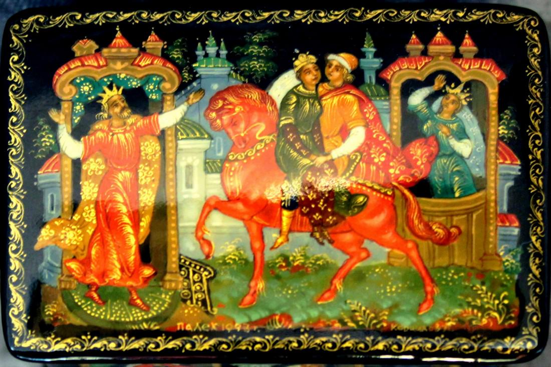 Lacquer Box, Palekh: Dimensions; 0.0 × 15.0 × 32.0 cm Large Matreshka. Traditional russian wooden nesting doll. Handmade, handpainting with artist’s signature. Sergiyev Posad, 15 pcs. Reserve: $550.00 Ship