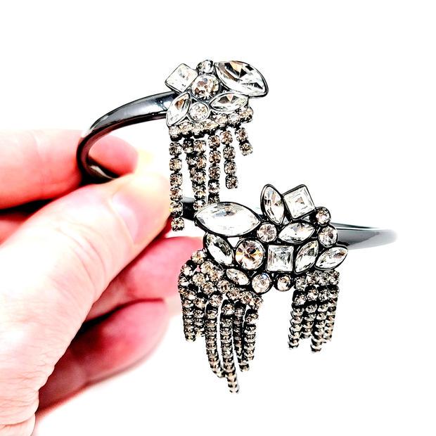 Givenchy Victorian Flapper Crystal Bracelet (1 of 7)