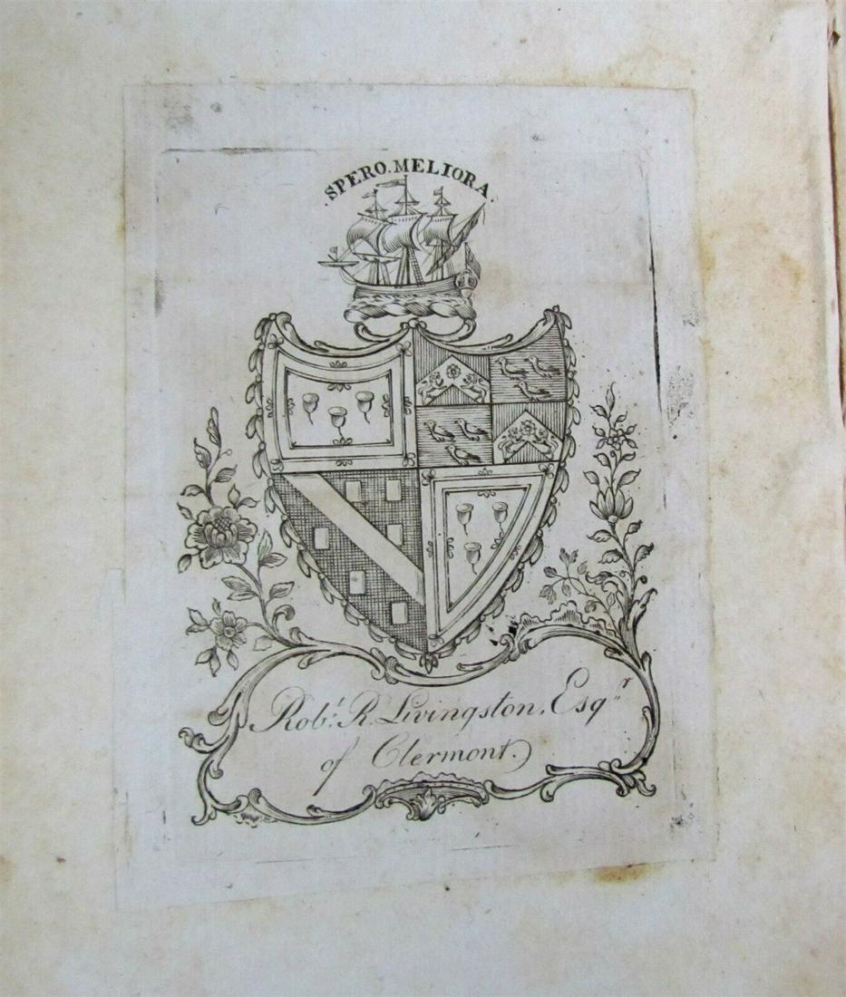 ROBERT LIVINGSTON CHANCELLOR FOUNDING FATHER BOOKPLATE (1 of 8)