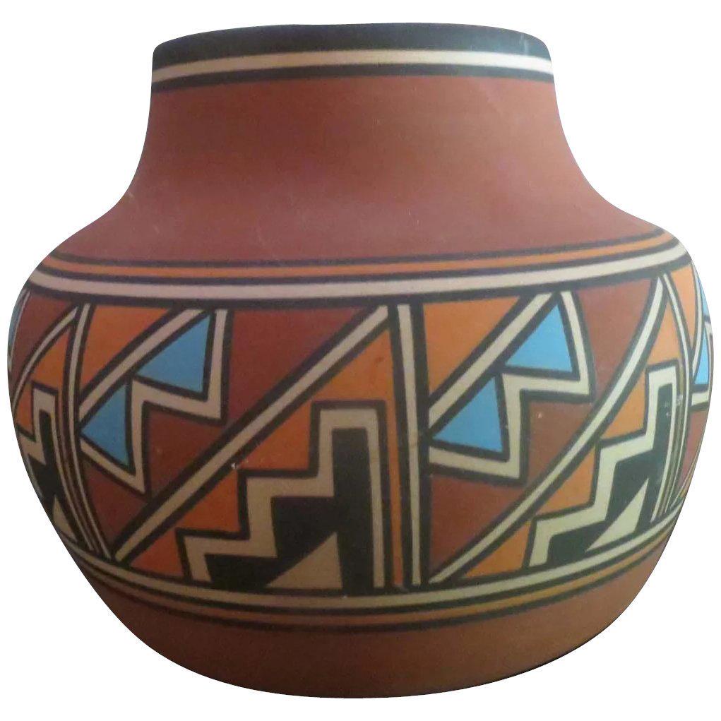 ON SALE >>Native American Indian Hand painted Artisan (1 of 5)