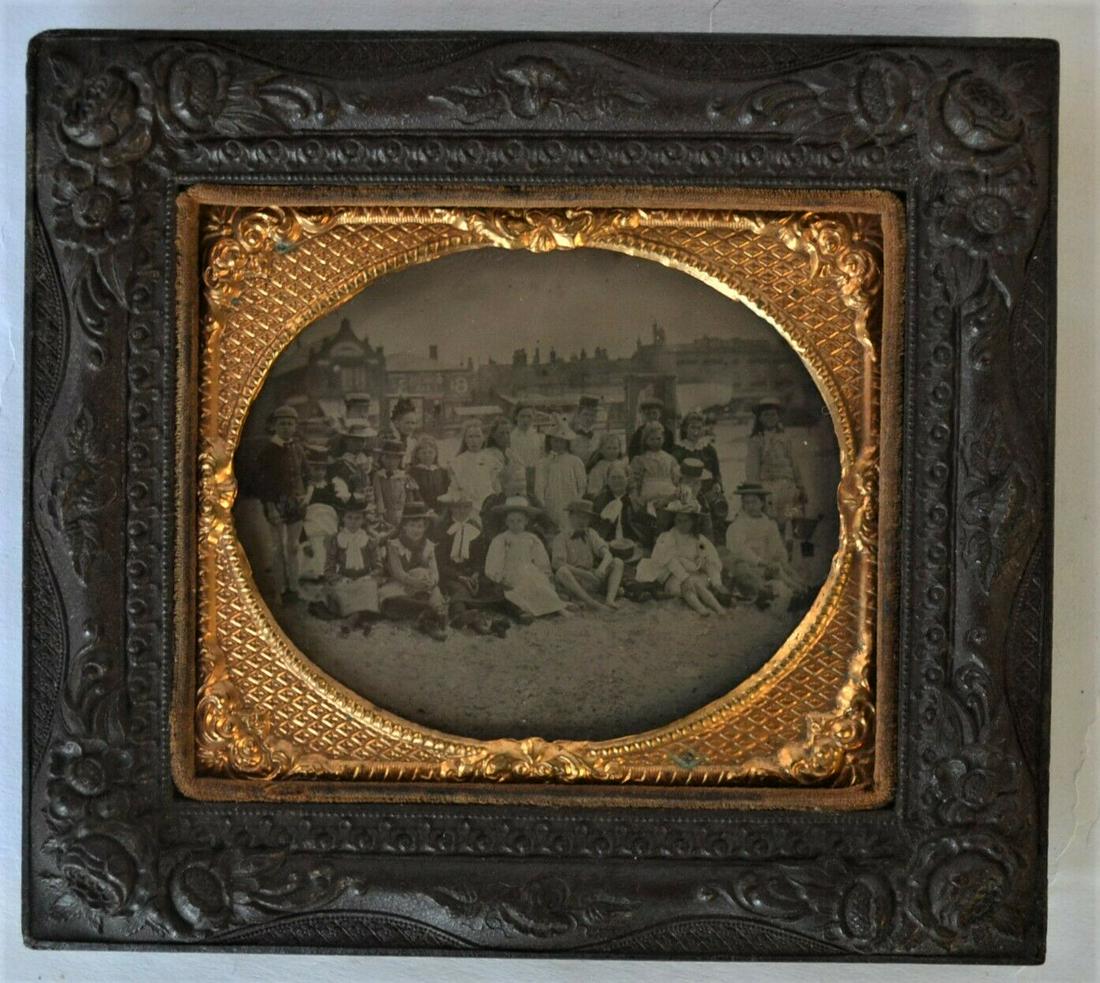 6th Place Tintype - Beach Scene in Thermoplastic Frame (1 of 6)