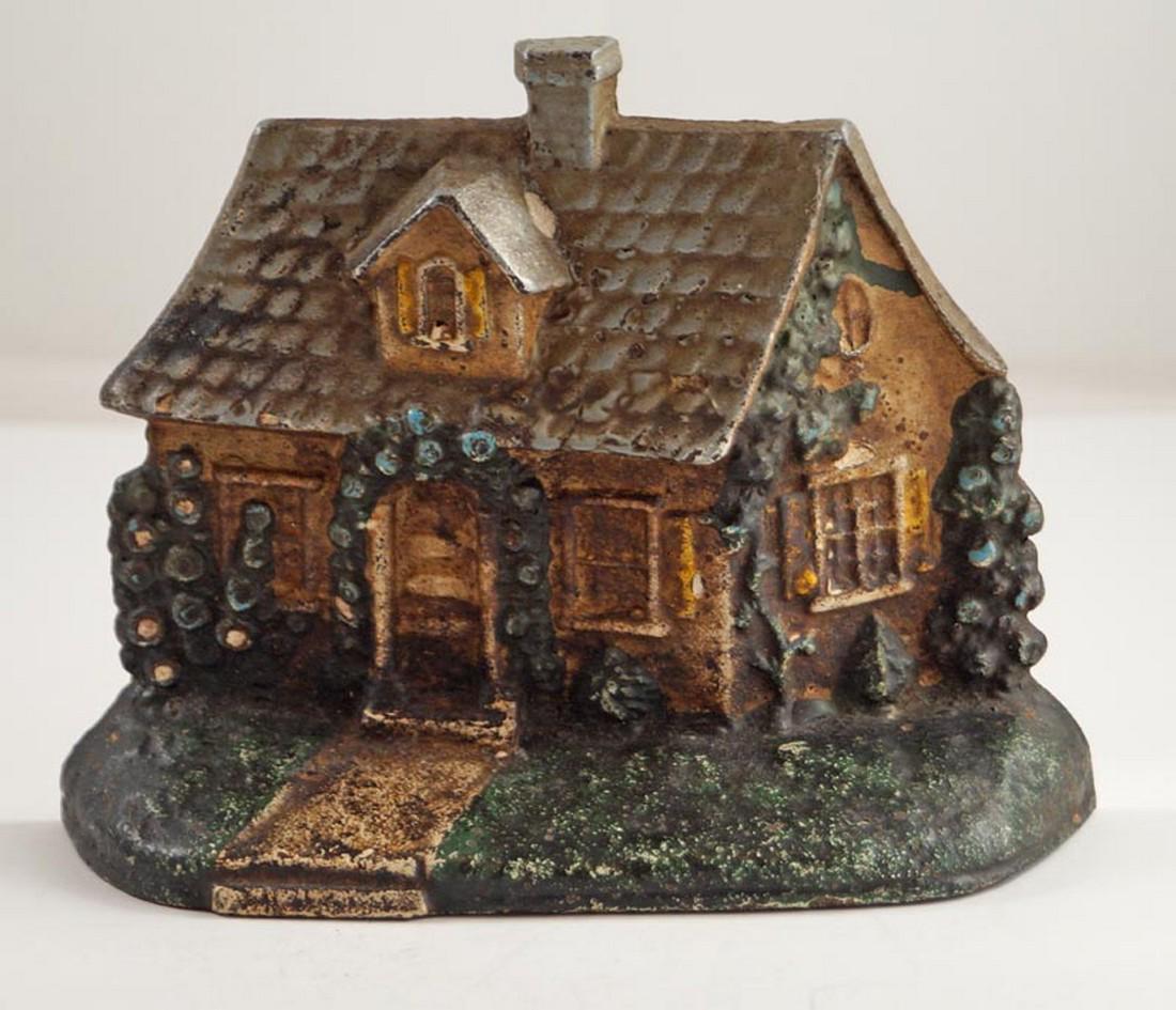 Antique Cape Cod Cottage Cast Iron Doorstop (1 of 4)