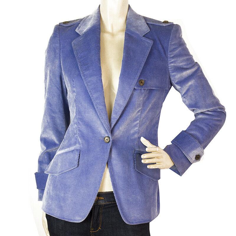 Carolina Herrera Cornflower Blue One Button Style (1 of 12)