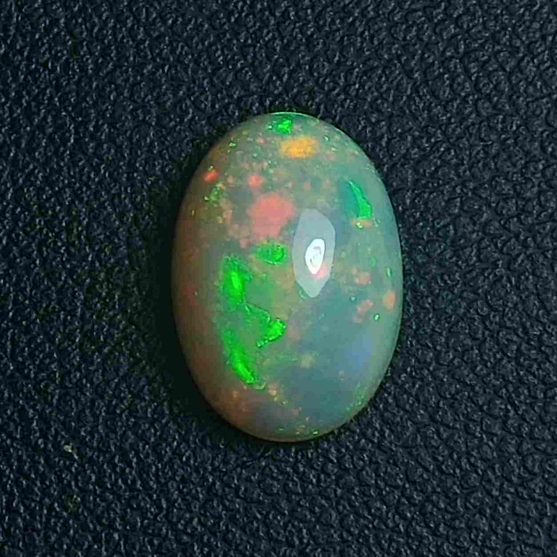 3.40 CTS GOOD LUSTER NATURAL ETHIOPIAN MULTI COLOR OPAL (1 of 4)