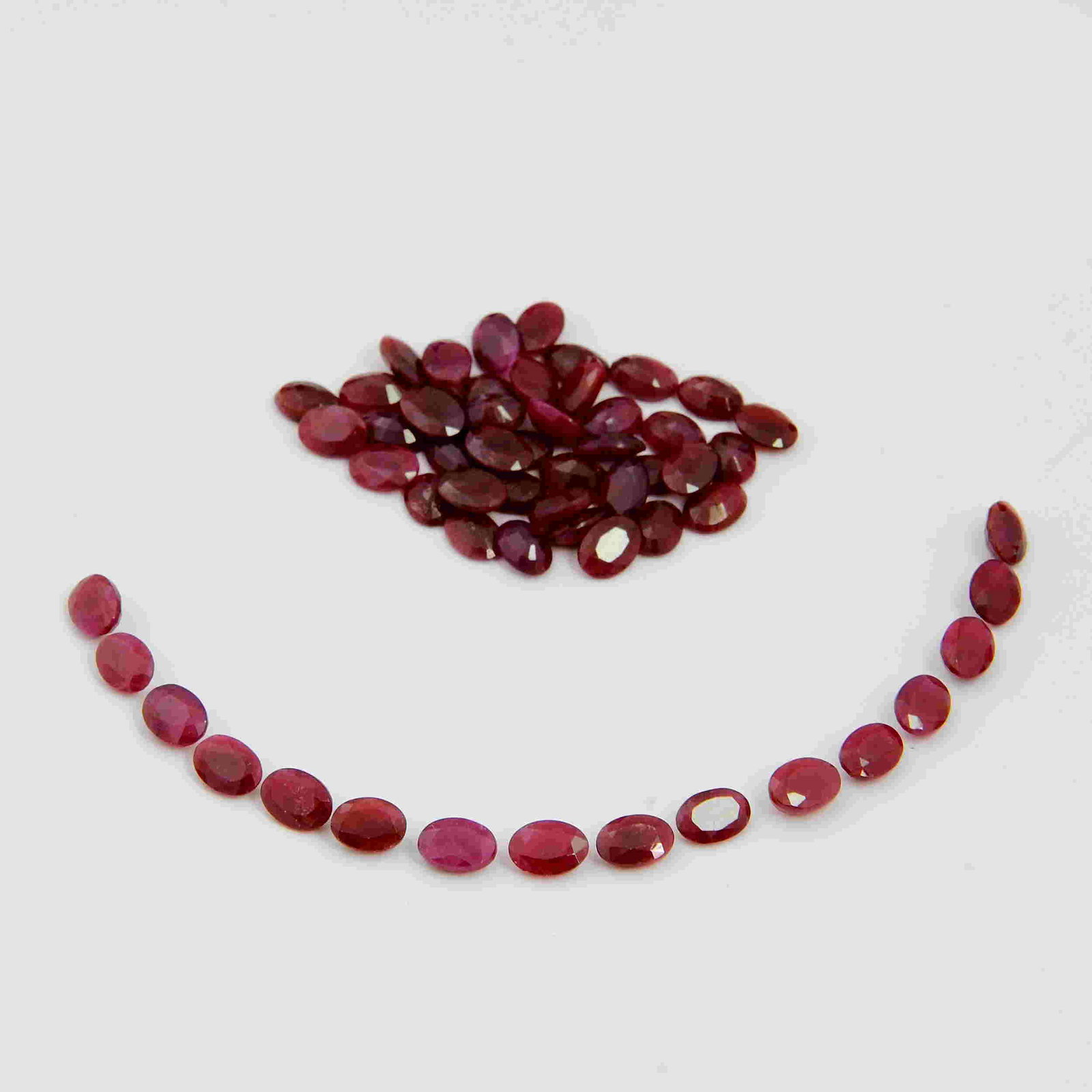 53.85 Carat Red Color Natural Oval Ruby Loose Gemstone (1 of 17)