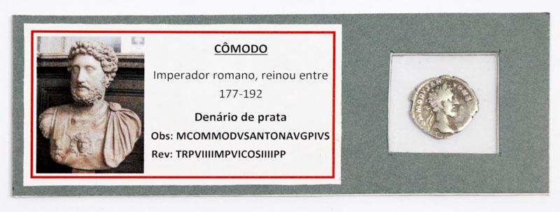 Silver Denary (roman coin) - COMMODUS Emperor (1 of 4)