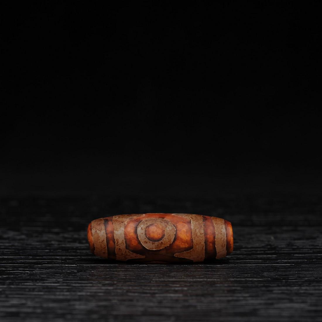 Tibetan agate eyes dzi beads (1 of 6)