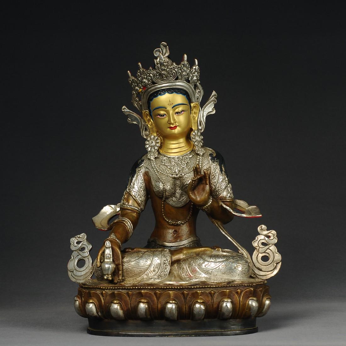 Tibet Bronze Buddha Statue-Bon Buddha Statue (1 of 7)