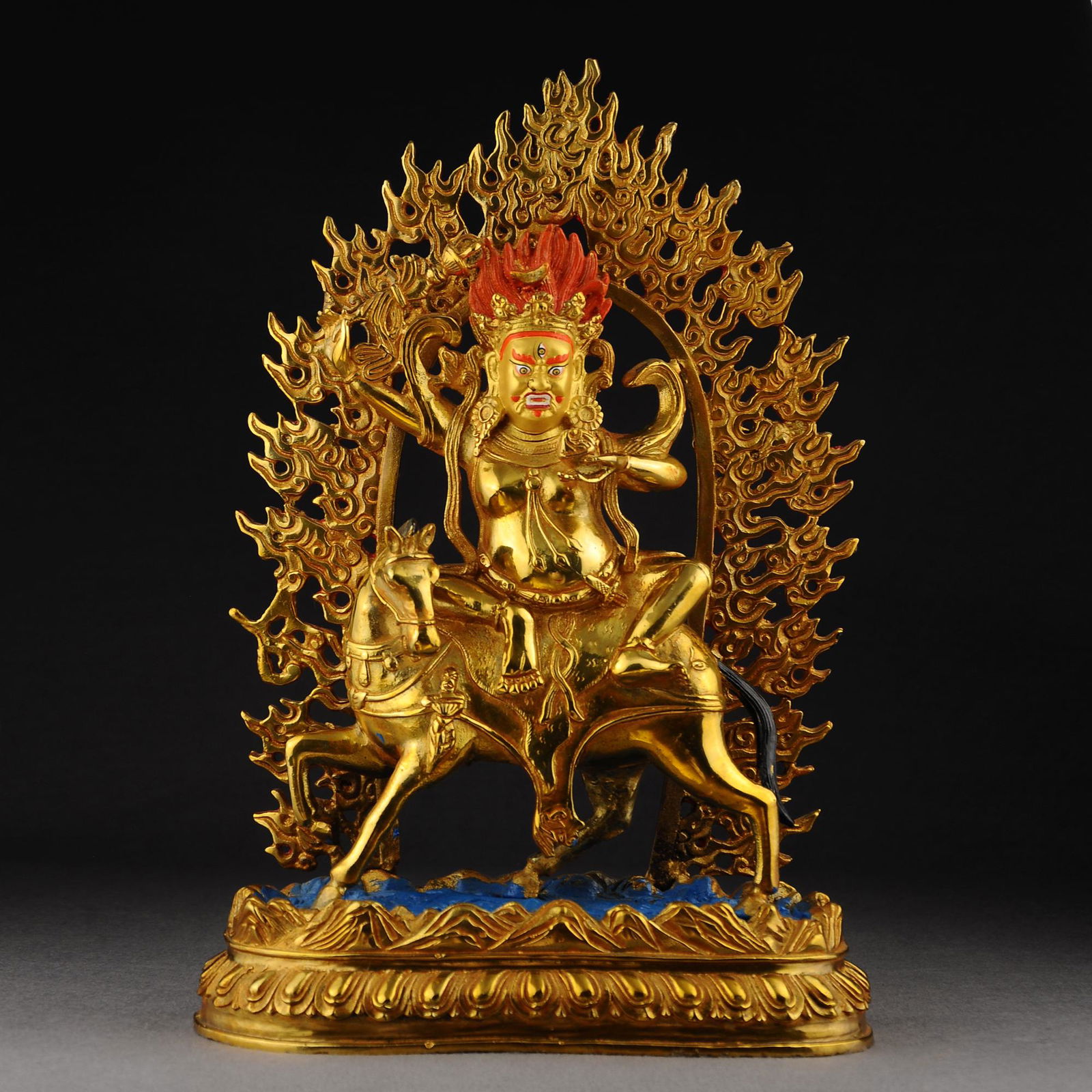 Tibetan Bronze Buddha Statue-Auspicious Heavenly Mother (1 of 9)