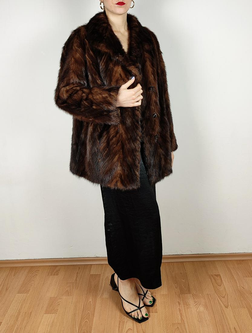 BROWN MINK JACKET (1 of 8)
