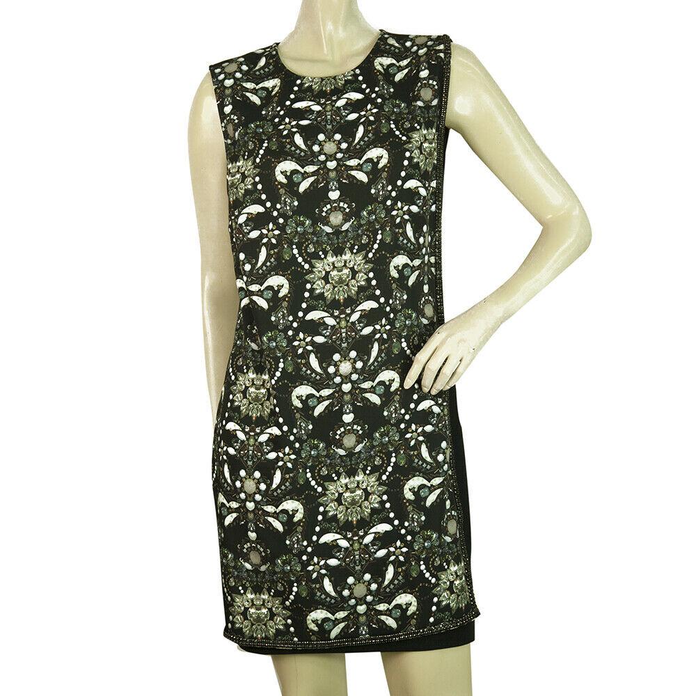 Ted Baker Burgundy Lace Sleeveless High Neck Knee Length Dress Size 2
