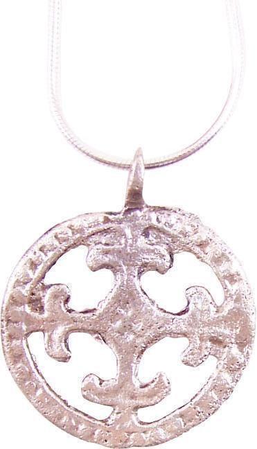 EUROPEAN CRUSADER'S CROSS NECKLACE, 12TH CENTURY (1 of 3)