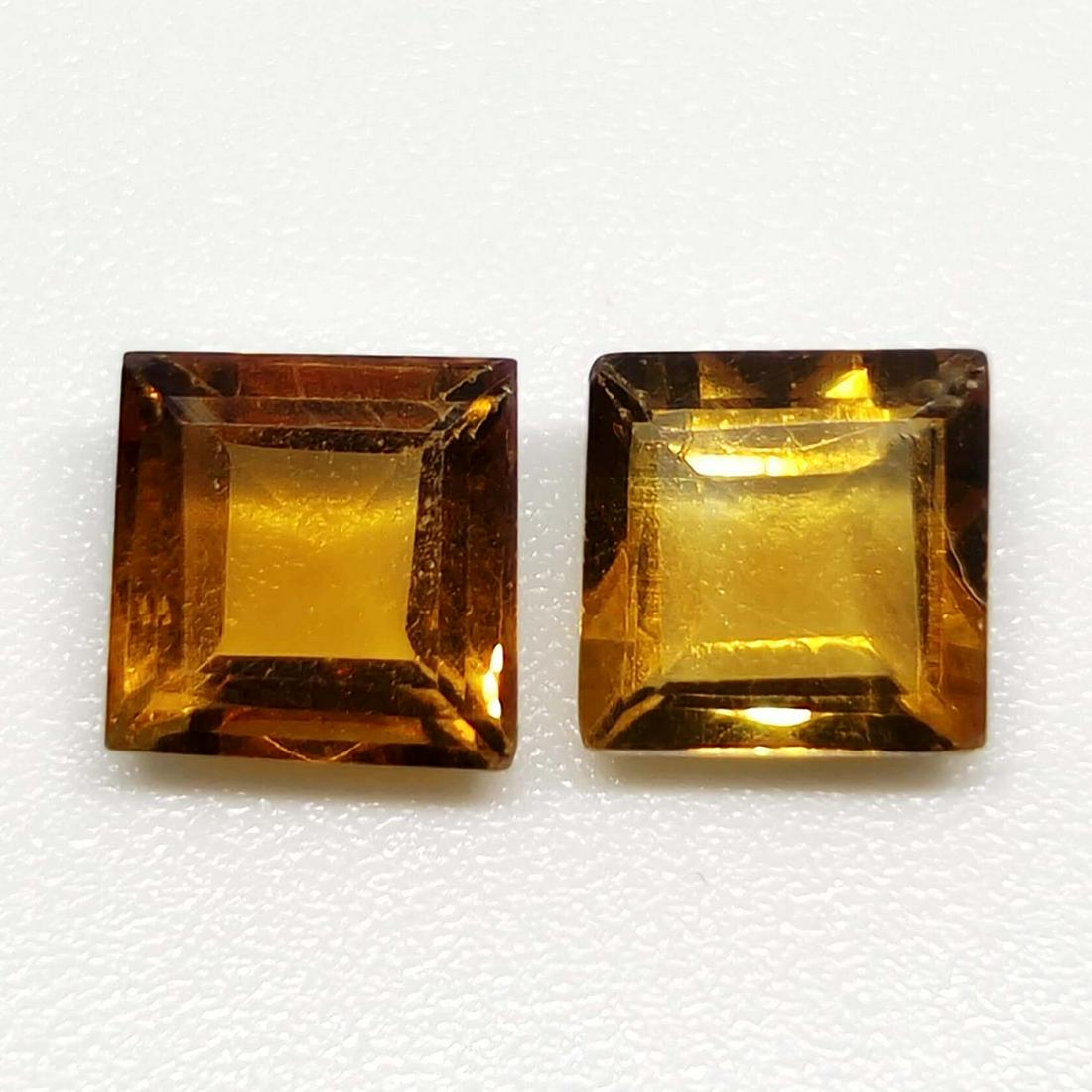 1.95 ct Natural Citrine Pair (1 of 1)