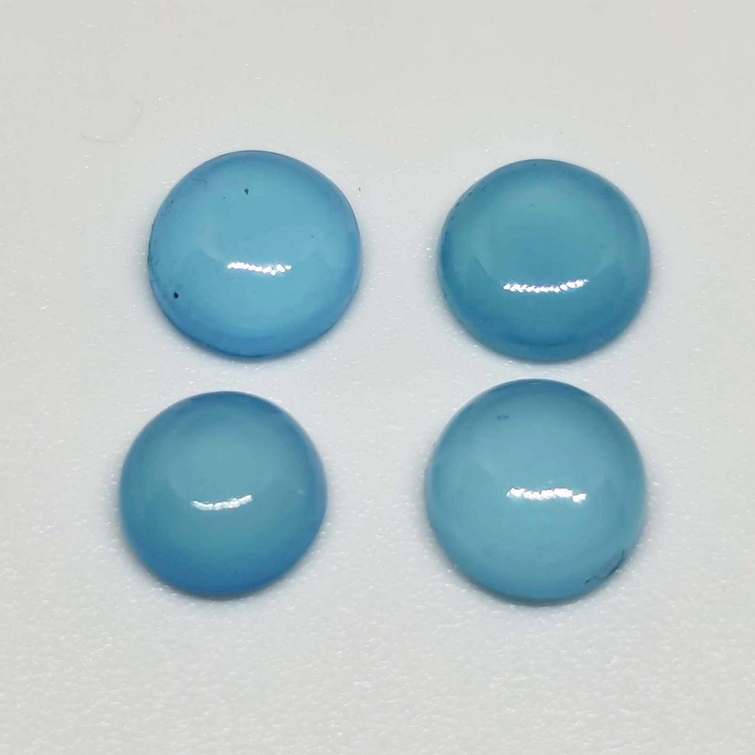 5.20 ct Natural Blue Chalcedony Lot: No Reserve! Gemstones: Chalcedony Carat Weights: 5.20 ct Size/Dimensions: 7 x 7 x 4 mm Origin : India Shipping: Domestic: Flat-rate of $7.00 to anywhere within the contiguous U.S. International: Forei