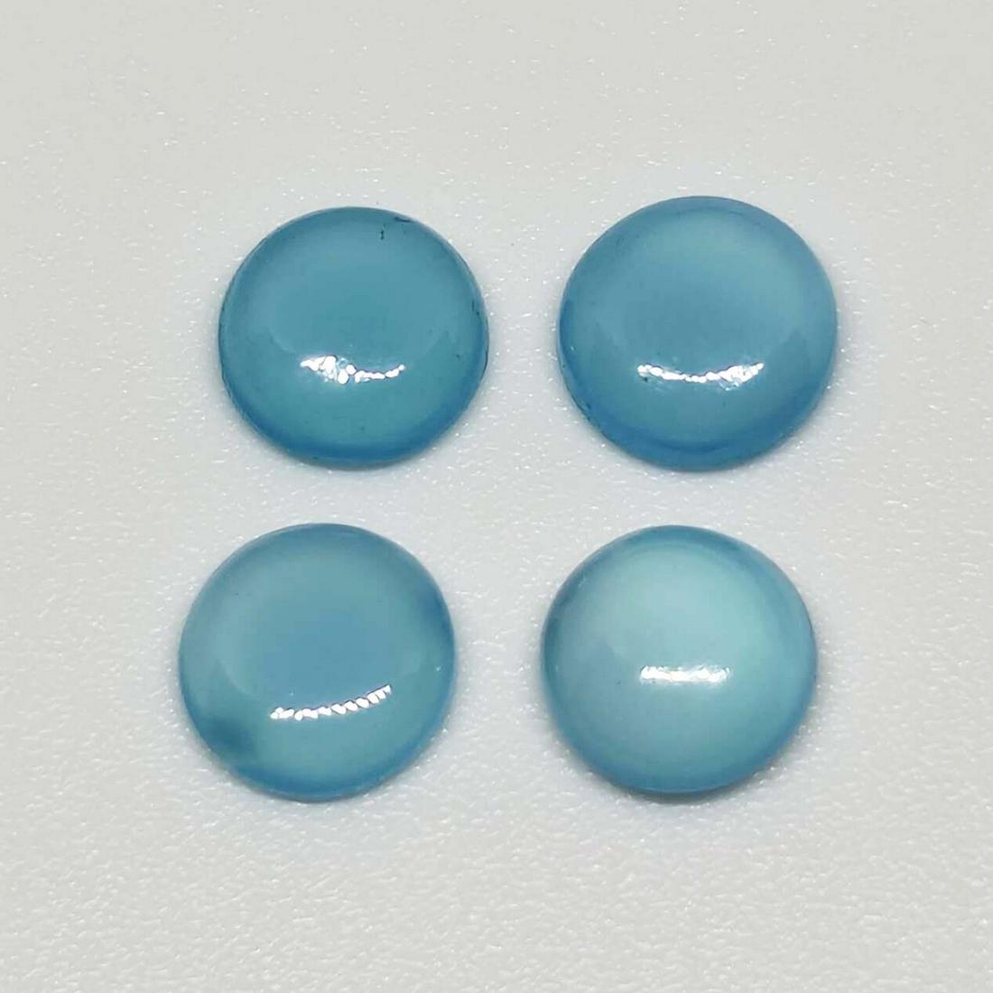 4.40 ct Natural Blue Chalcedony Lot: No Reserve! Gemstones: Chalcedony Carat Weights: 4.40 ct Size/Dimensions: 7 x 7 x 3 mm Origin : India Shipping: Domestic: Flat-rate of $7.00 to anywhere within the contiguous U.S. International: Forei