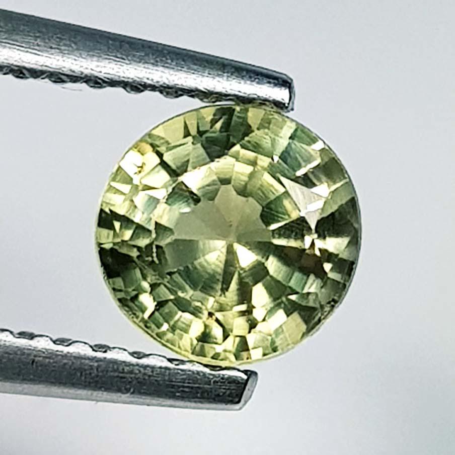 1.19 ct Natural Green Sapphire: No Reserve! Title: 1.19 ct Natural Green Sapphire Color/Clarity: VS Carat Weight: 1.19 Dimensions: 5.90 x 5.90 x 4.00 Additional Information: Round - Burma Shipping: Domestic: Flat-rate of $7.00 to