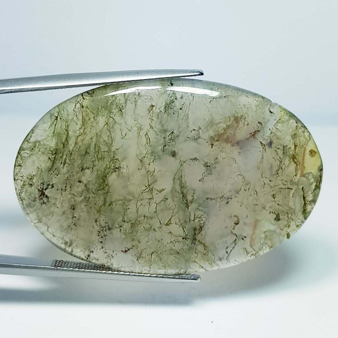 52.05 ct Natural Ocean Jasper: No Reserve! Title: 52.05 ct Natural Ocean Jasper Color/Clarity: Opaque Carat Weight: 52.05 Dimensions: 44.30 x 28.50 x 4.95 Additional Information: Oval - Brazil Shipping: Domestic: Flat-rate of $7.0