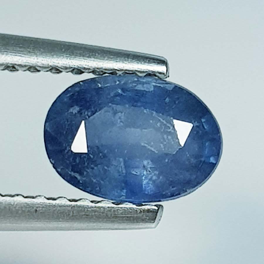 1.17 ct Natural Blue Sapphire: No Reserve! Title: 1.17 ct Natural Blue Sapphire Color/Clarity: VS Carat Weight: 1.17 Dimensions: 7.00 x 5.10 x 3.50 Additional Information: Oval - Burma Shipping: Domestic: Flat-rate of $7.00 to an