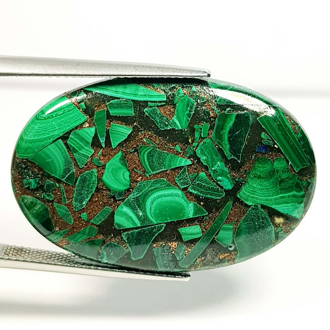 35.70 ct Composite Copper Malachite (1 of 5)