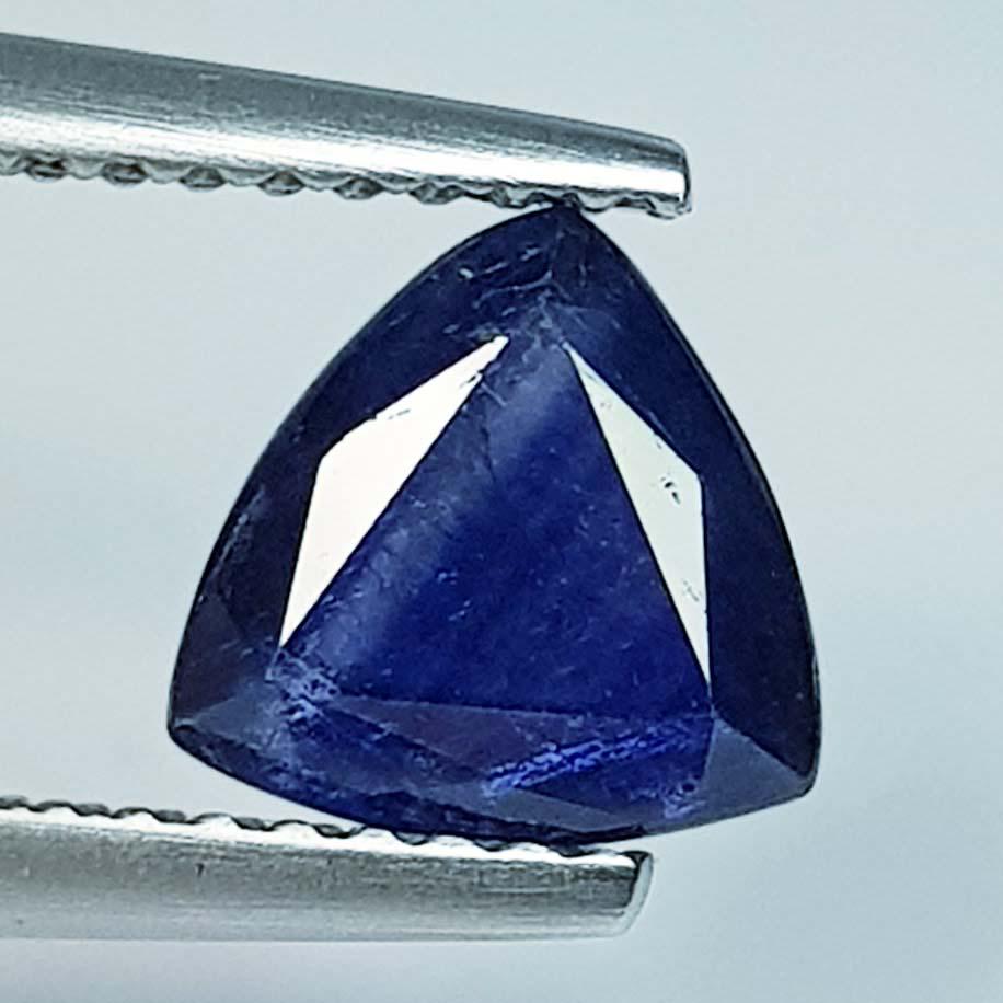 1.27 ct Natural Blue Sapphire: No Reserve! Title: 1.27 ct Natural Blue Sapphire Color/Clarity: VS Carat Weight: 1.27 Dimensions: 7.00 x 7.00 x 3.10 Additional Information: Triangle - Burma Shipping: Domestic: Flat-rate of $7.00 t