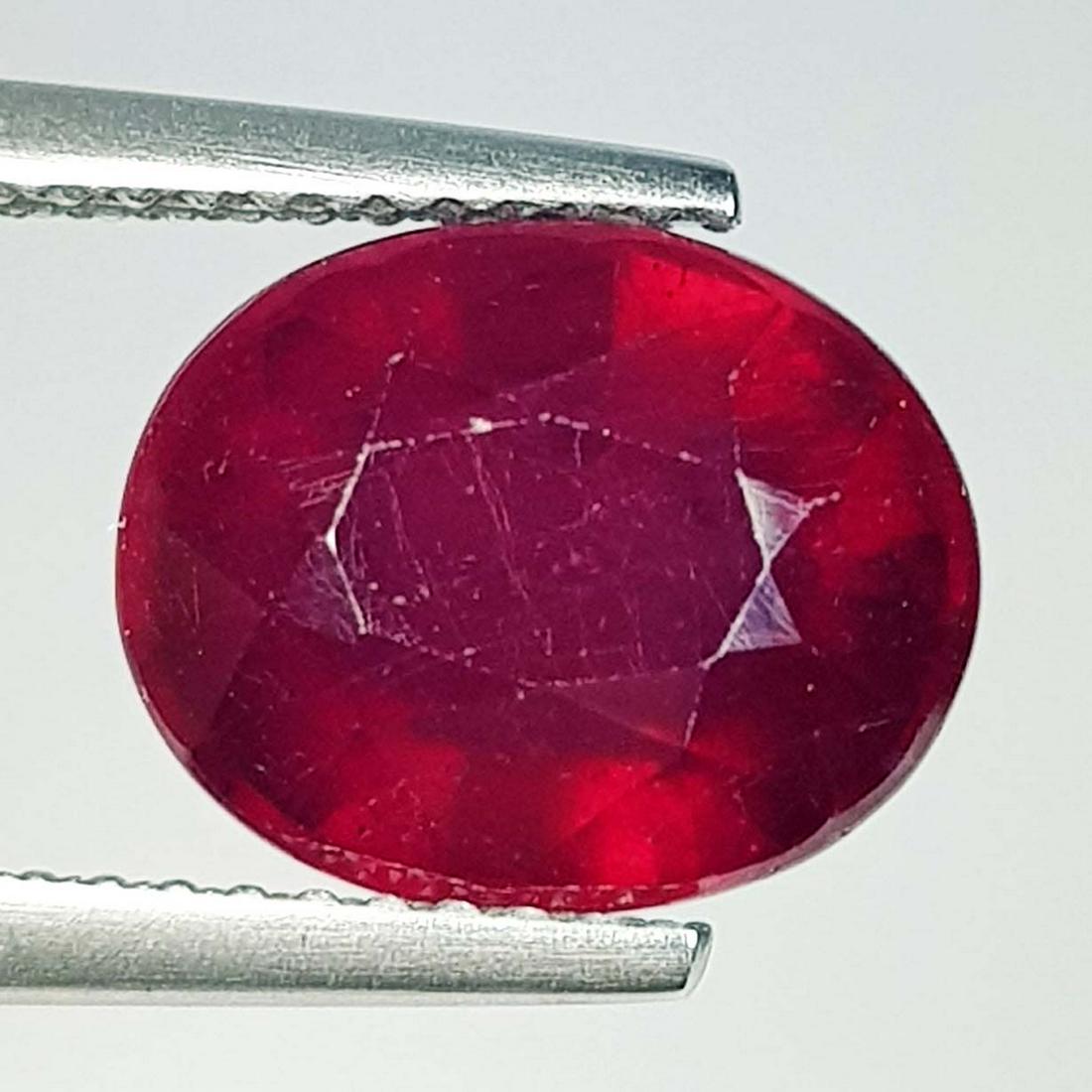 5.33 Ct  Natural Ruby Oval Cut (1 of 5)