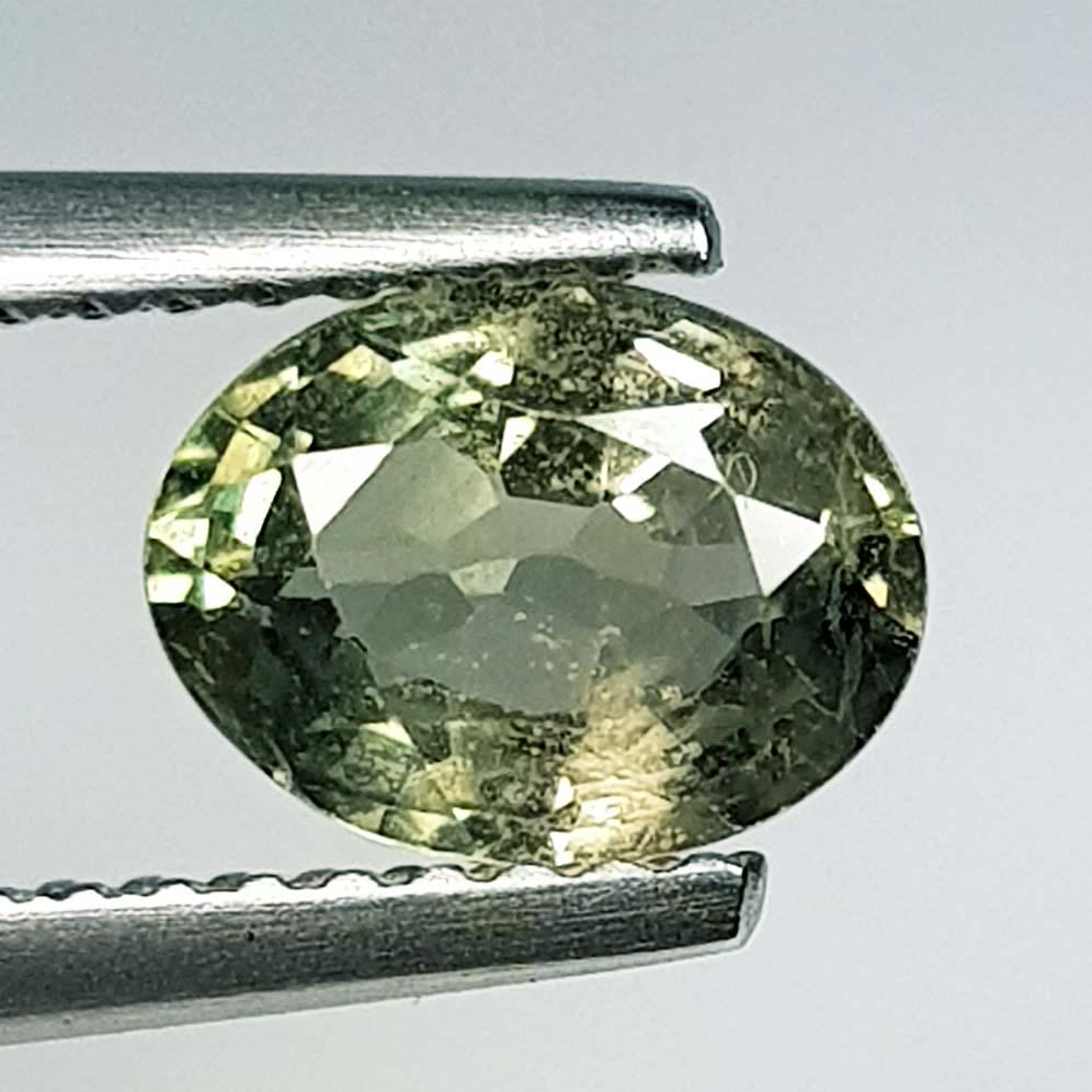 1.43 ct Natural Green Sapphire: No Reserve! Title: 1.43 ct Natural Green Sapphire Color/Clarity: VS Carat Weight: 1.43 Dimensions: 7.60 x 5.80 x 3.60 Additional Information: Oval - Burma Shipping: Domestic: Flat-rate of $7.00 to a