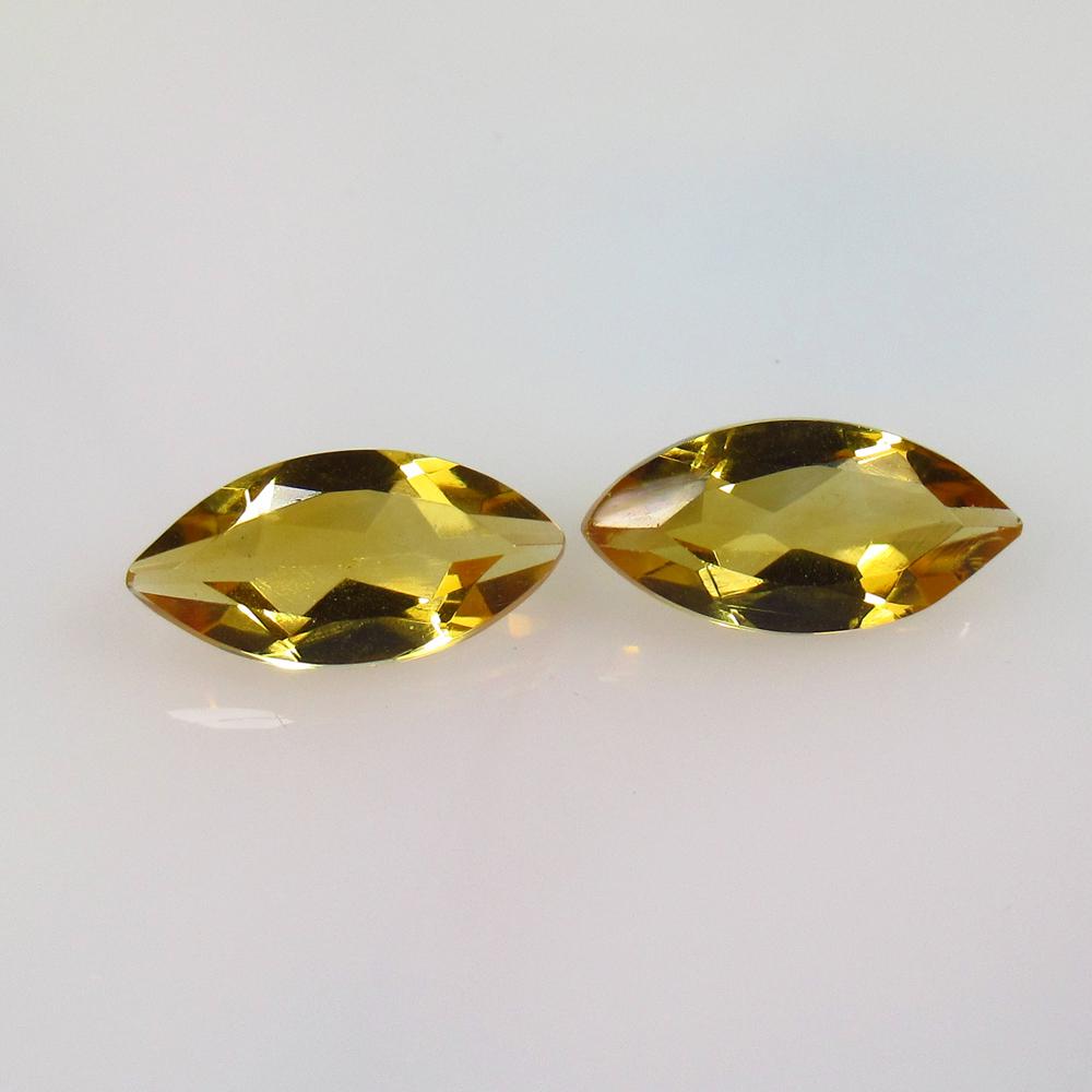 3.30 Ct Natural Citrine Marquise Pair: No Reserve! Title: 3.30 Ct Natural Citrine Marquise Pair Stone Clarity: VVS Gemstone: Natural Citrine Carat Weights: 3.30 Size/Dimensions: 12.00 x 6.00 x 4.00 mm / 2 Pc's Additional Info: Excellent Ma