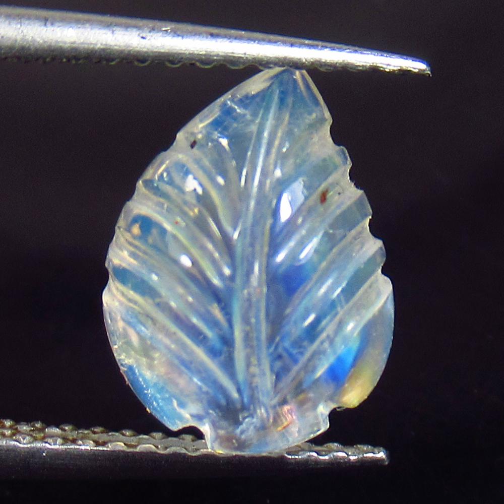 3.06 Ct Natural Blue Moonstone Carving: No Reserve! Title: 3.06 Ct Natural Blue Moonstone Carving Stone Clarity: Translucent Gemstone: Natural Moonstone Carat Weights: 3.06 Size/Dimensions: 11.00 x 8.00 x 5.30 mm Additional Info: Excellent