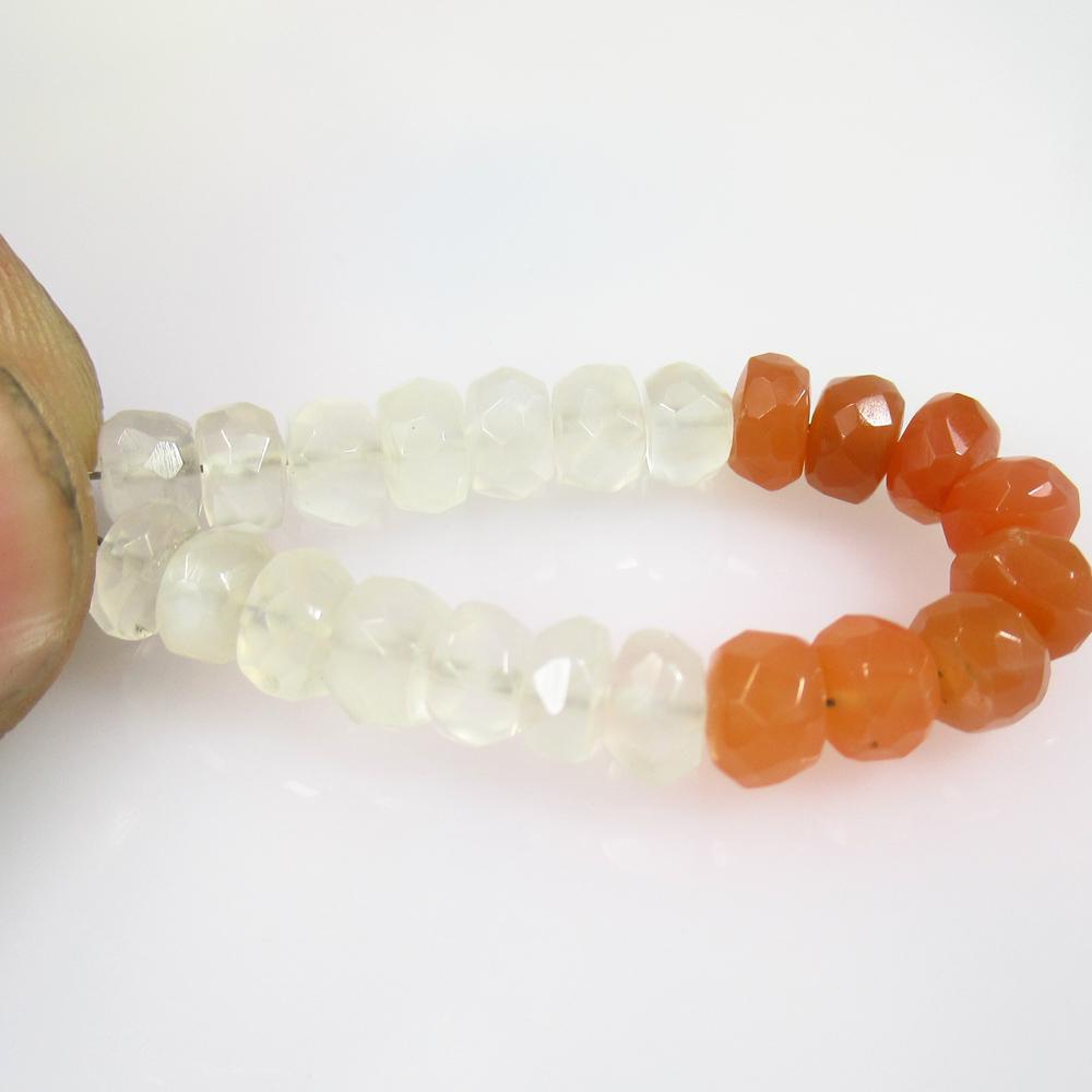 16.43 Ct Natural 22 Moonstone Drilled Round Beads: No Reserve! Title: 16.43 Ct Natural 22 Moonstone Drilled Round Beads Stone Clarity: Semi -Transparent Gemstone: NaturalMoonstone Beads Carat Weights: 16.43 Size/Dimensions: 5.00 - 5.50 mm / 22 PC's Ad