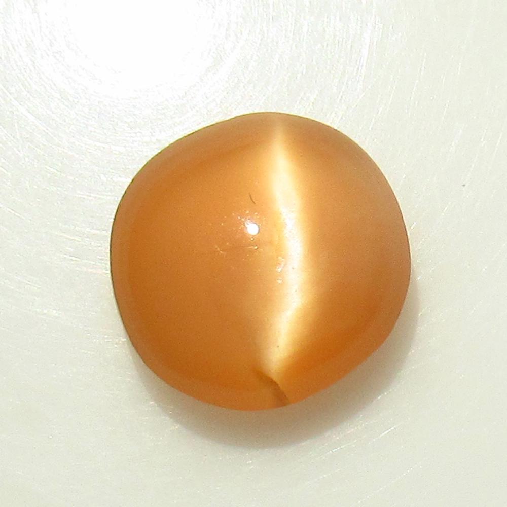 4.81 Ct Natural Moonstone Round Cab: No Reserve! Title: 4.81 Ct Natural Moonstone Round Cab Stone Clarity: Semi-Transparent Gemstone: Natural Moonstone Carat Weights: 4.81 Size/Dimensions: 10.40 x 10.00 x 6.00 mm Additional Info: Nice Ro