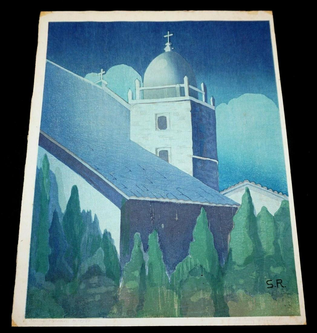 35 California WB Print Carmel Mission Shirley Russell (1 of 12)