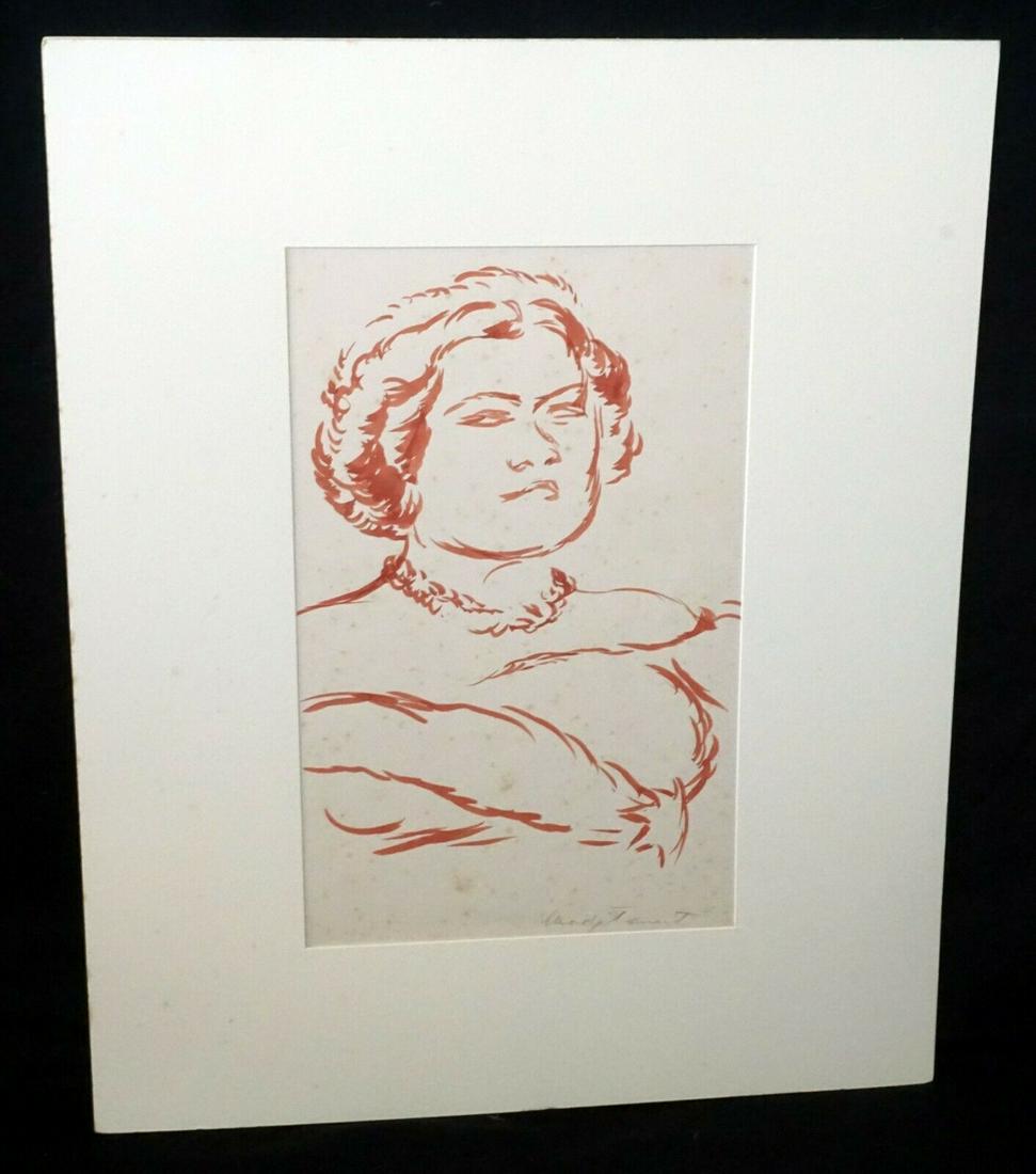 40s Hawaii Painting Queen Kalama Madge Tennent (DAT)#25 (1 of 12)