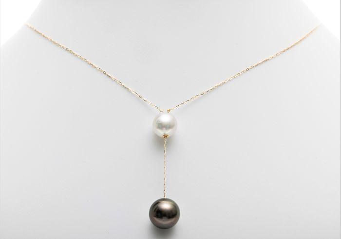 10x13mm Tahitian and White South Sea Pearls - 18 kt. (1 of 7)