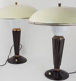 Pair of FRENCH MODERNIST MID CENTURY DESK LAMP JUMO (1 of 3)