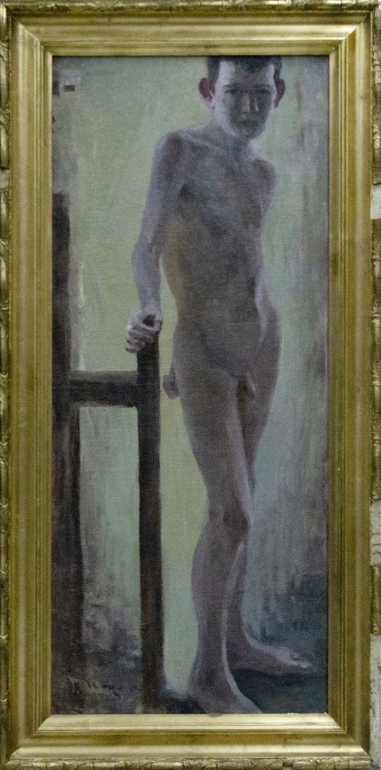 Oil painting Naked boy Shulga Ivan Nikolaevich (1 of 8)