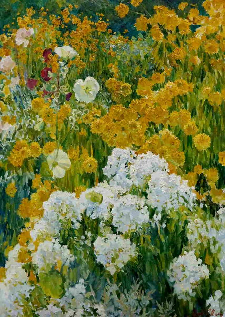 Oil painting Flower field Yarovoy Igor' (1 of 8)