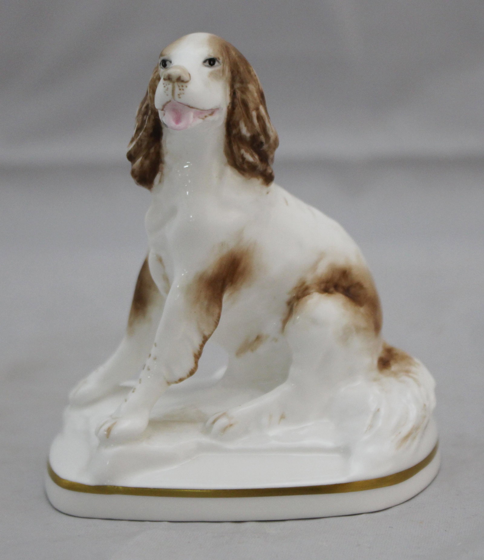 Royal Worcester Springer Spaniel by Kenneth Potts: Manufacturer Royal Worcester, 1977 Title Springer Spaniel Modeller Kenneth Potts Measures 8.5 x 6 x 9 (height) cm Condition Very Good. No chips, cracks, repairs Royal Worcester Springer Spaniel by Ken